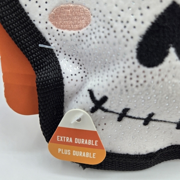 Fringe Halloween Skull Bone Headed Durable Plush Dog Toy - Picture 4 of 7